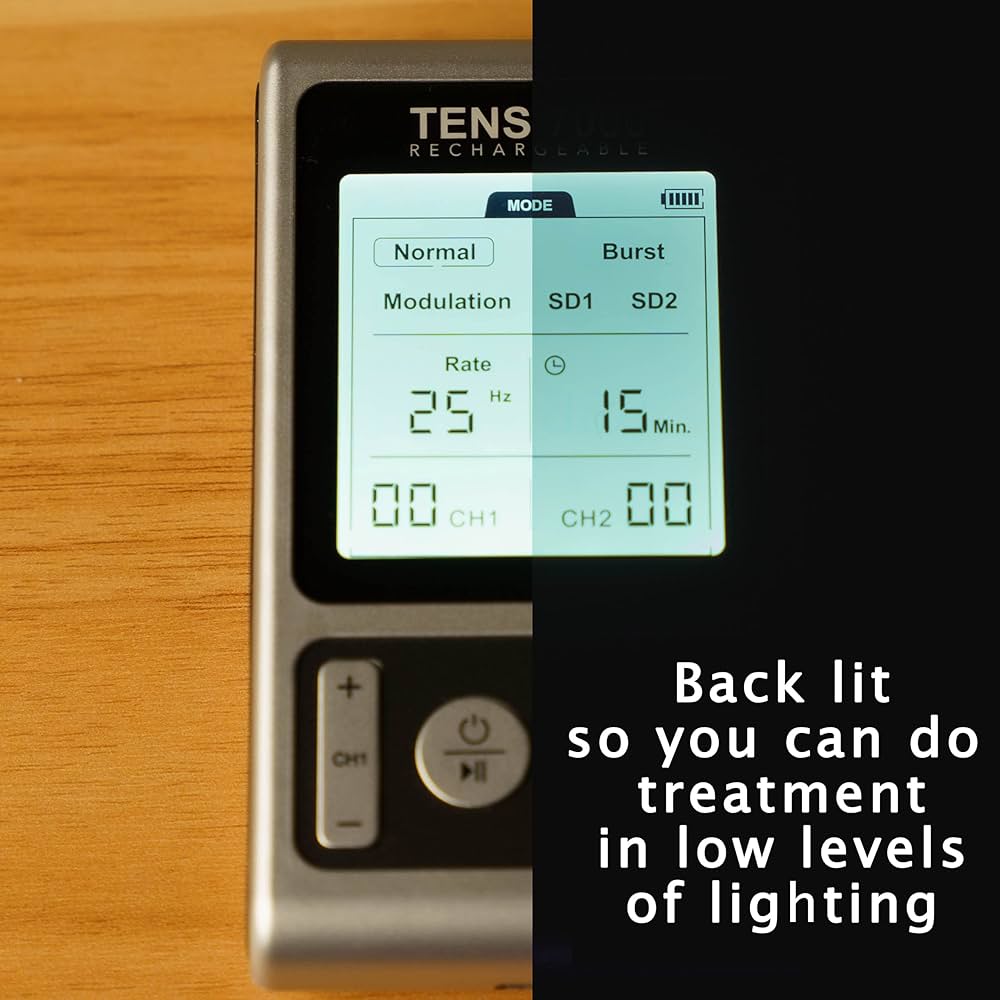 Amazon.co.jp: TENS 7000 充電式 TENSユニット 筋肉刺激装置